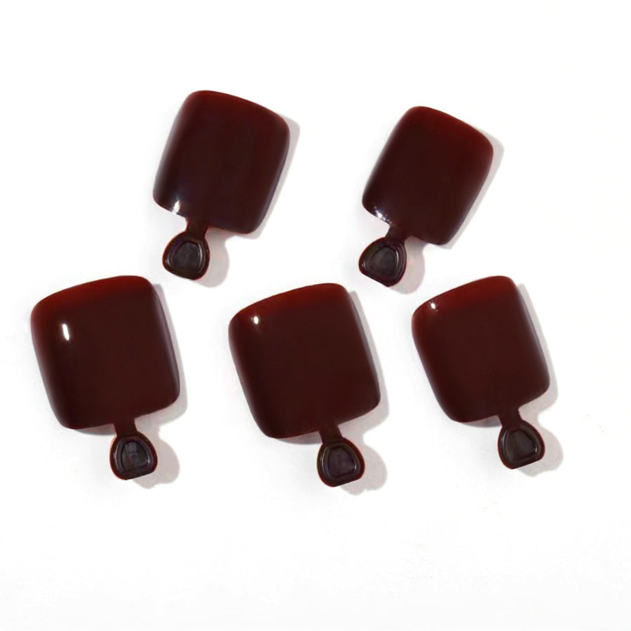 Kunstnagelset mit eleganten Abgerundeten Formen und Glänzendem Finish Brehn