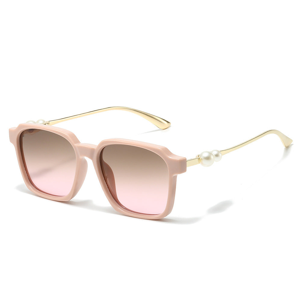 Chice quadratische Sonnenbrille mit Perlenakzenten Brehn
