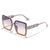 Damen modische Sonnenbrille mit filigranem Rahmen und graduierenden Gläsern Brehn