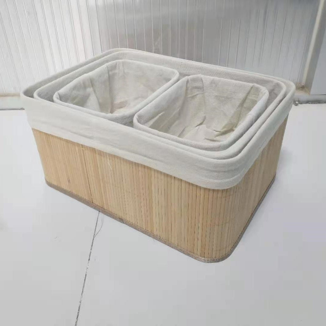 Elegante Aufbewahrungskörbe Aus Natürlichem Bambus Brehn