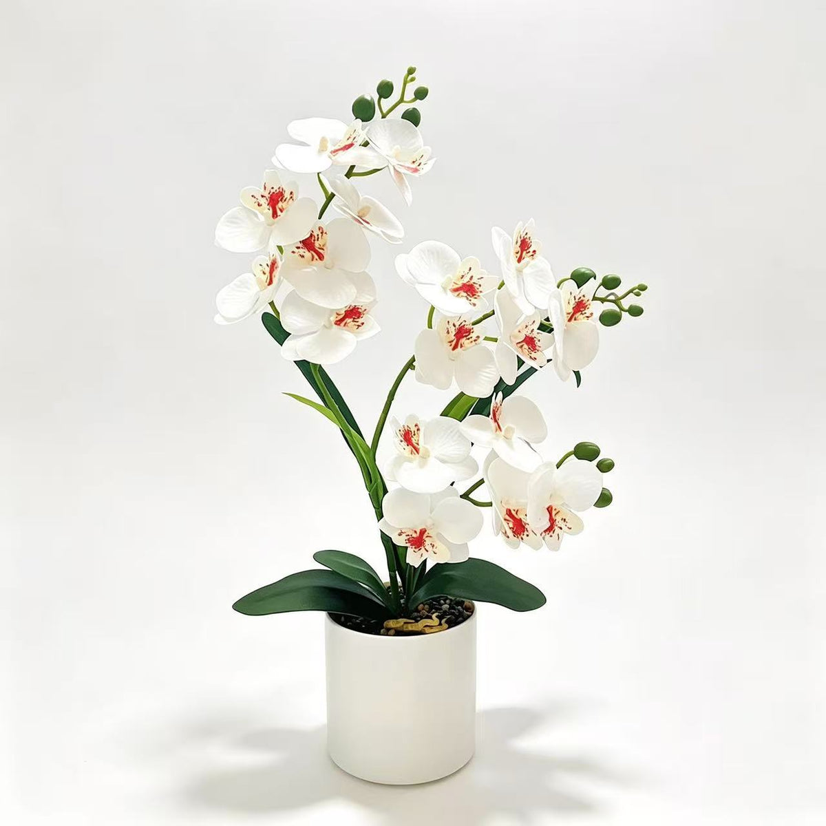 Lebensechte Künstliche Orchideen Pflanze Arrangement für Dekorative Dekoration