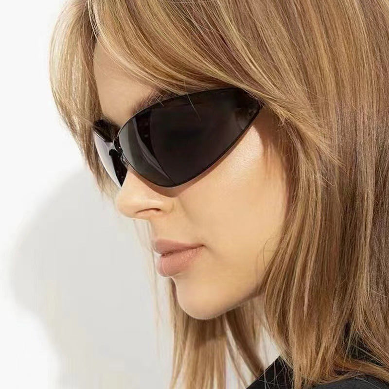 Damen Cat-Eye Sonnenbrille mit modischem Metallrahmen Brehn