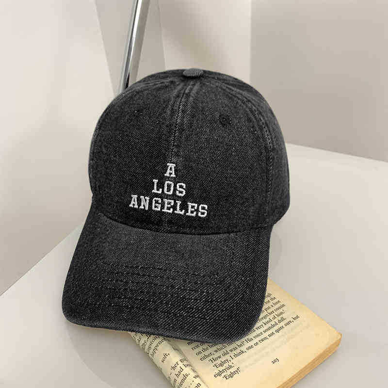 Damen Vintage Denim Baseball Cap Brehn