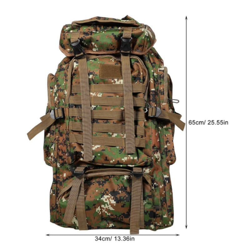 Taktischer Rucksack mit Modularen Fächern und Atmungsaktivem Rücken Brehn