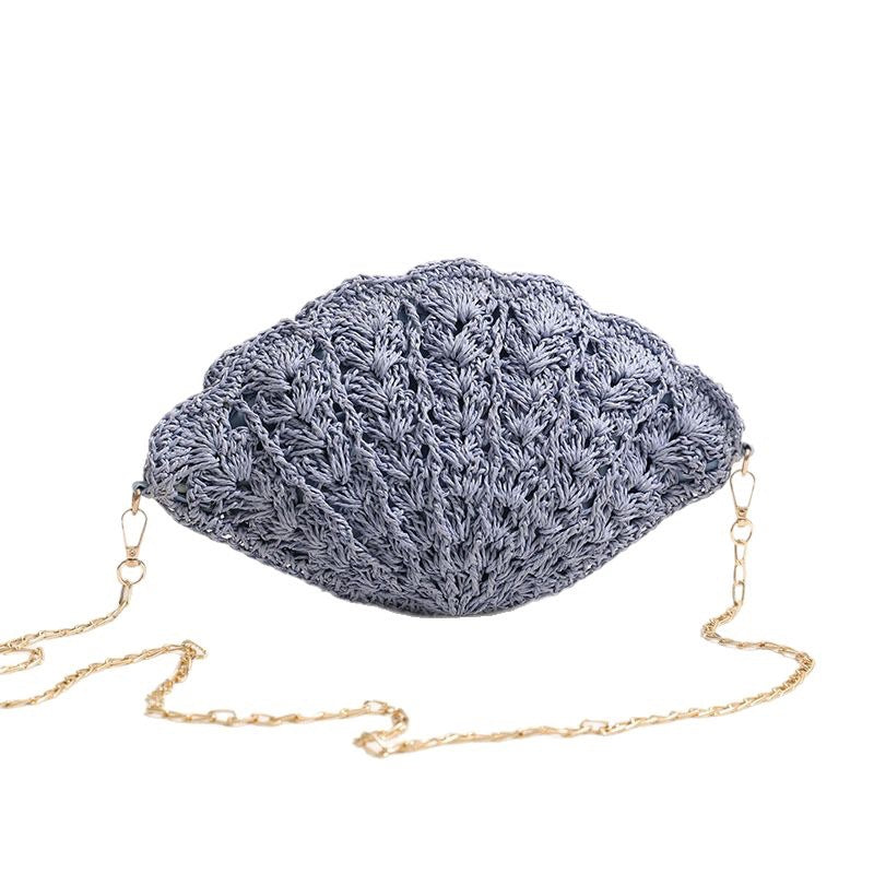 Elegante Clutch-Tasche Im Muscheldesign Brehn