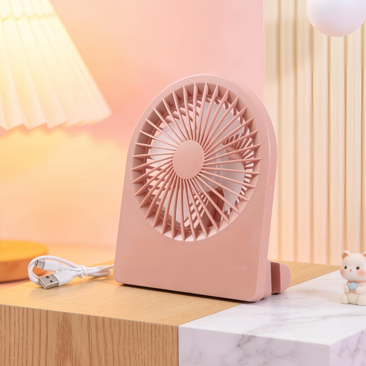 Damen Tragbarer USB Ventilator mit elegantem Design Brehn