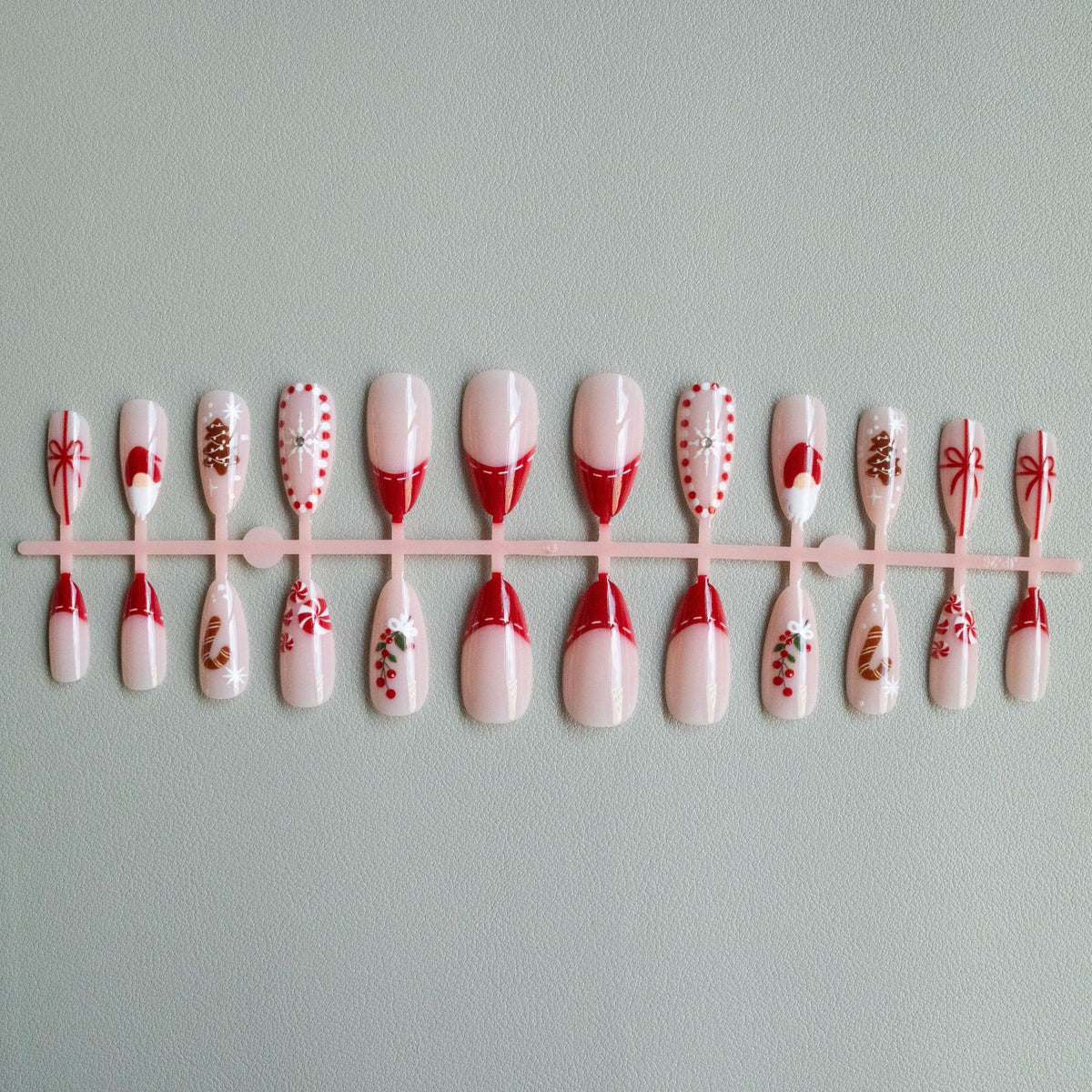 Kreatives Feiertags-Nailart-Set