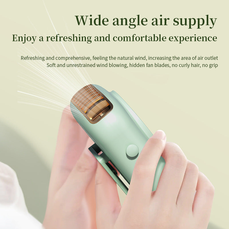 Unisex tragbarer digitaler wiederaufladbarer hängender Ventilator Brehn