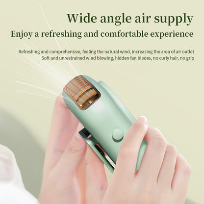Unisex tragbarer digitaler wiederaufladbarer hängender Ventilator Brehn