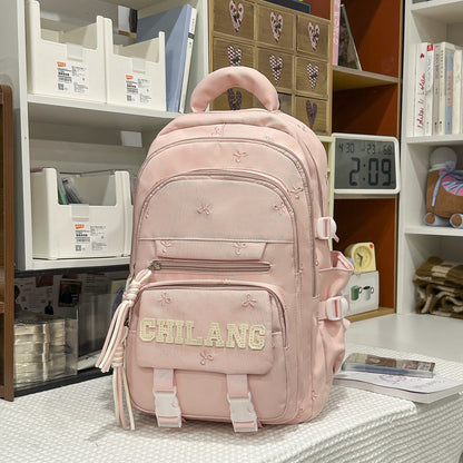 Stylischer gestickter multifunktionaler Rucksack Brehn