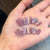 Glitzernde Nagelkunst Press-On Set Brehn