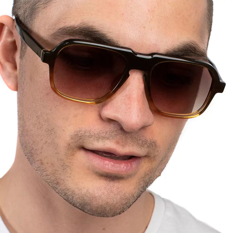Damen außergewöhnliche Sonnenbrille im modernen Tierdruckdesign Brehn