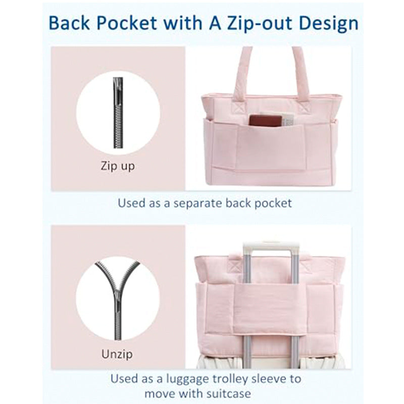 Praktische Shopper-Tasche mit Mehreren Fächern Brehn