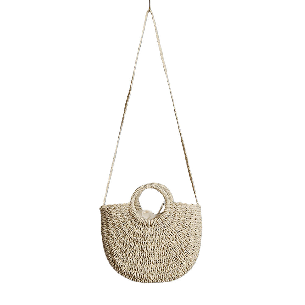 Handgefertigte Strohtasche Brehn