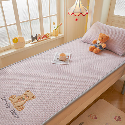 Damen Kinderbettauflage mit niedlichem Teddy-Motiv Brehn