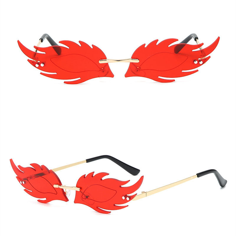 Fashion Statement Blatt Design Sonnenbrille Brehn
