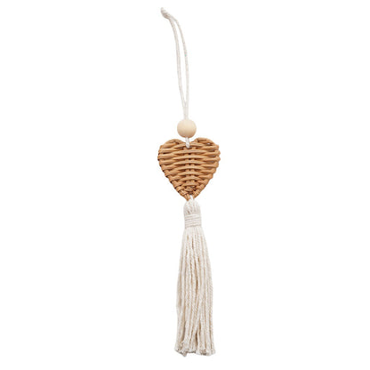 Boho Chic Geflochtenes Herz Wandbehang Brehn