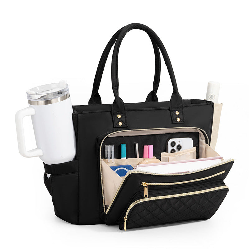 Handtasche mit Eleganter Steppoptik Brehn