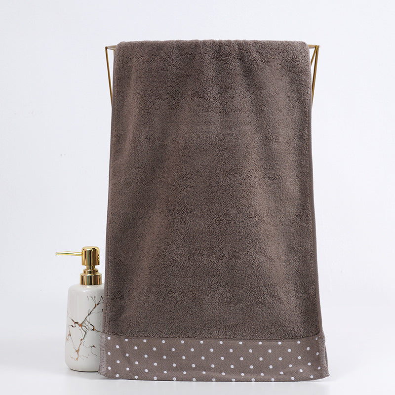 Frottee Handtuch Mit Stilvollem Punktedesign Brehn