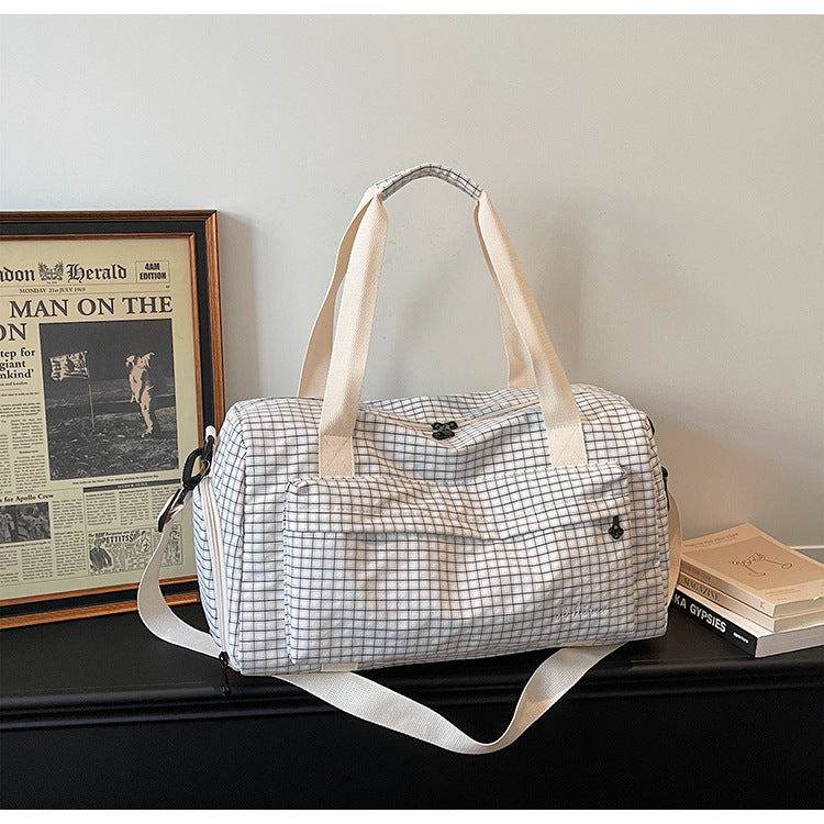 Stylische gemusterte Reisetasche Brehn