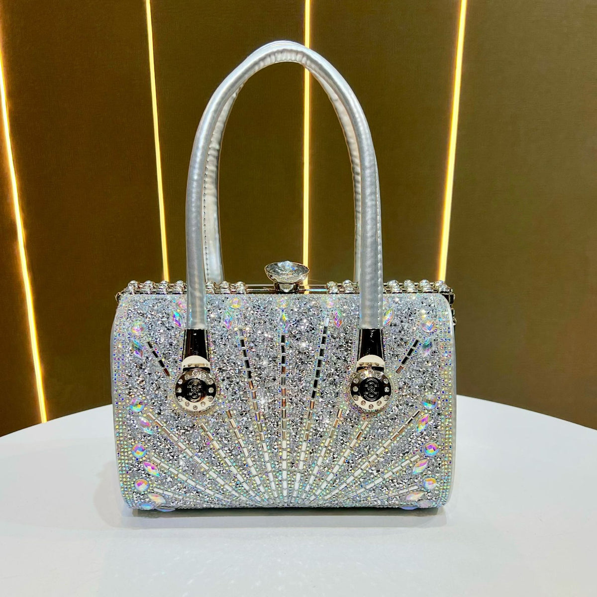 Luxe Kristall-beschichtete Abendhandtasche
