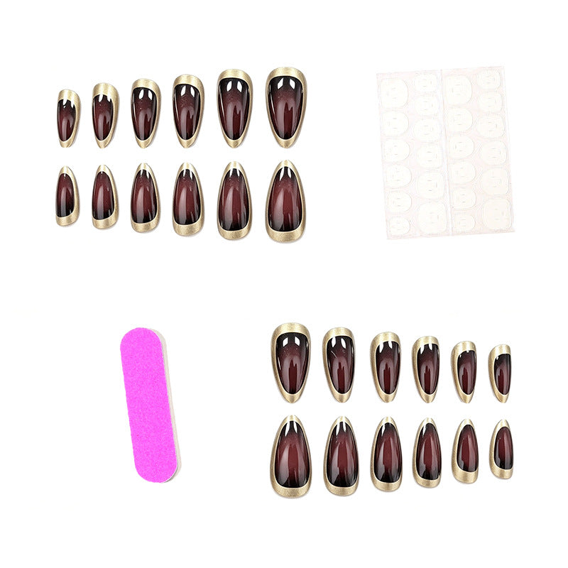 Elegante mandelförmige Nagelverstärkungen Brehn 1789915251