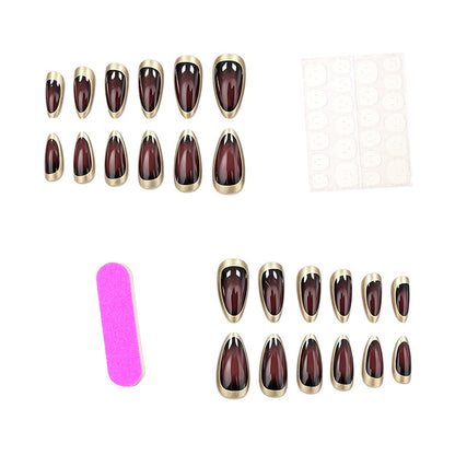 Elegante mandelförmige Nagelverstärkungen Brehn 1789915251
