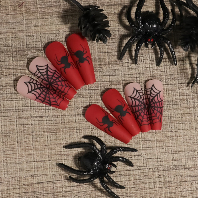 Halloween-Themen Press-On Nagelkunst Brehn