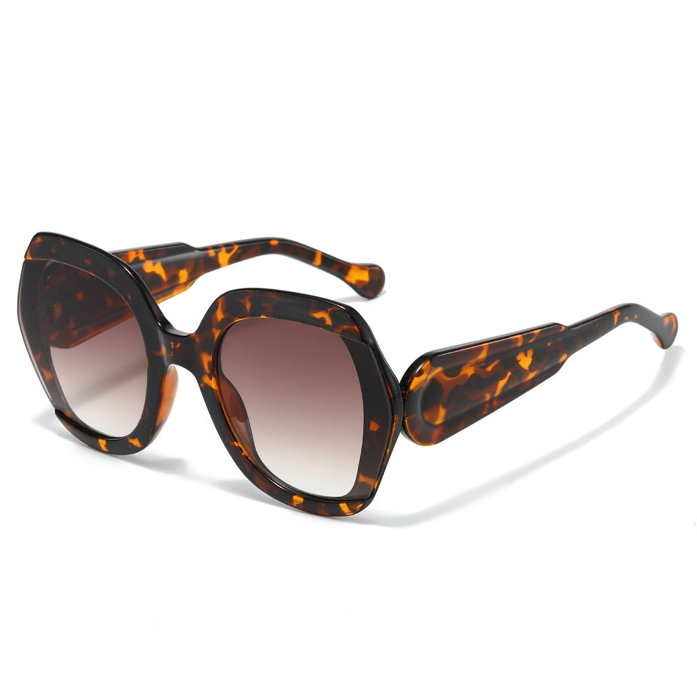 Modebewusste Übergroße Sonnenbrille Brehn