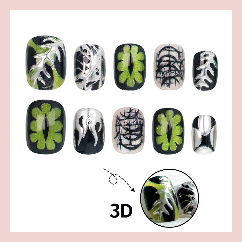 Kunstnagelset mit kreativen, modernen Designs Brehn
