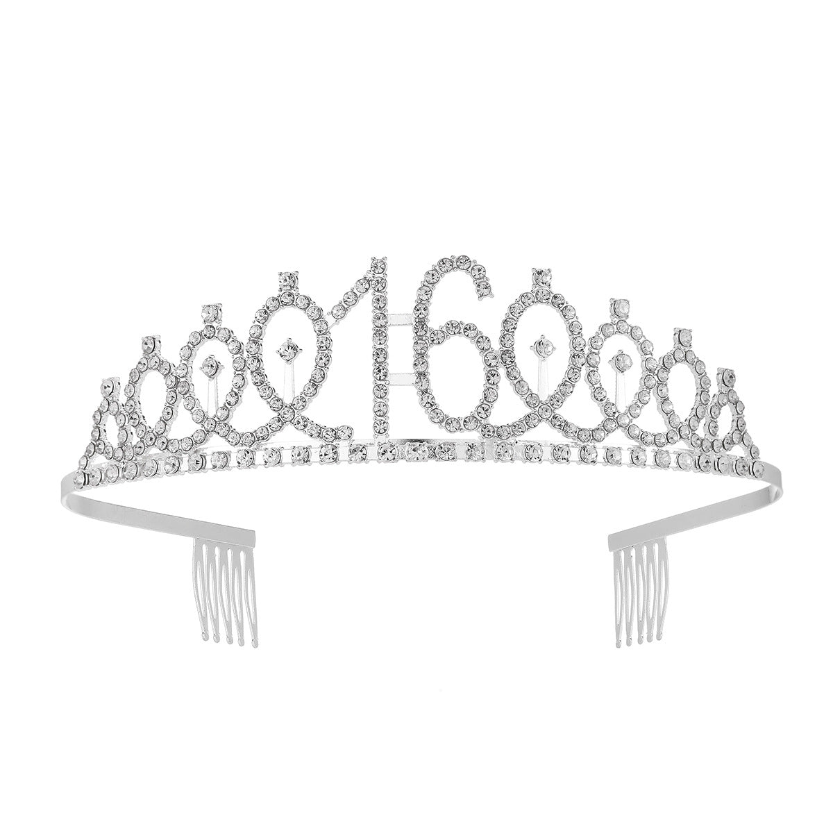 Damen Kristallverzierte Tiara mit elegantem Design Brehn