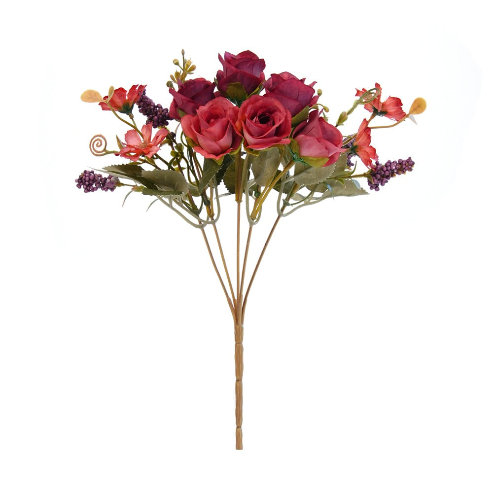 Lebensechte Blumenstrauß-Stiel-Anordnung