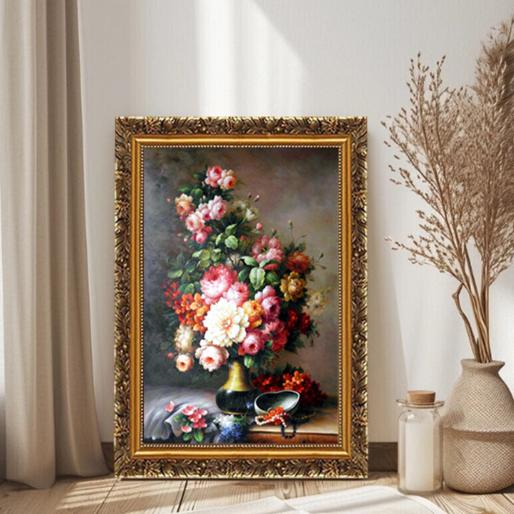 Vintage Blumen Kunstwerk