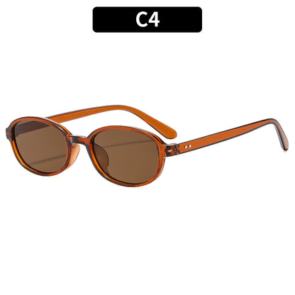 Chic Ovale Rahmen Brille