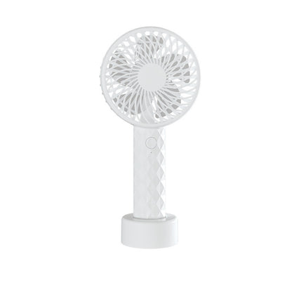 Damen tragbarer Mini-Handventilator mit ergonomischem Griff und USB-Ladefunktion Brehn