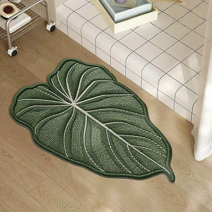 Monstera-Blatt-förmige Fußmatte Brehn