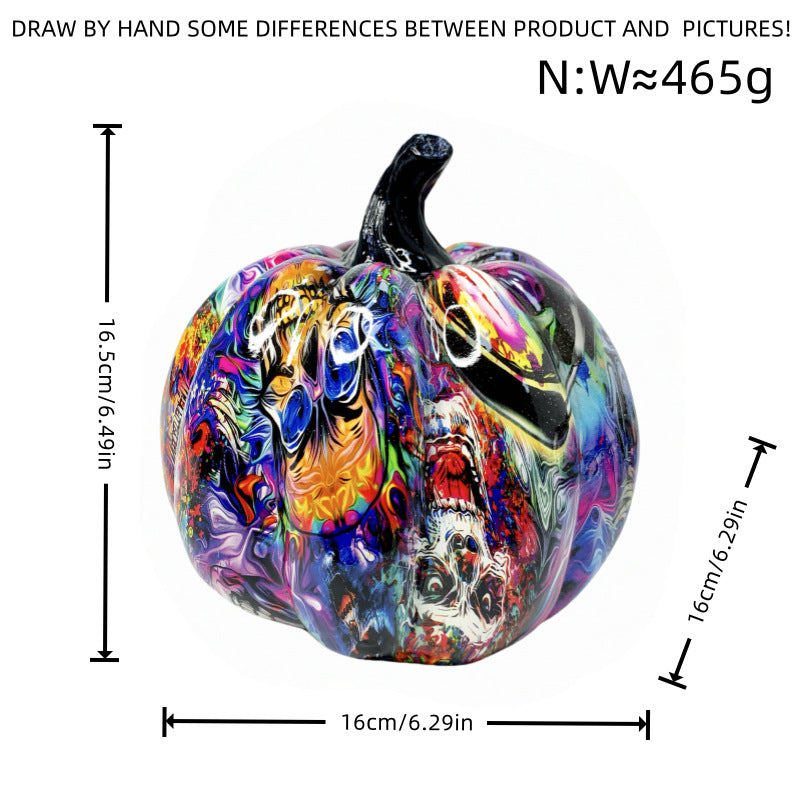 Kunstvolle Halloween Kürbisfigur Brehn