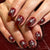 Halloween-Themen-Spinnen-Nagelkunst Brehn