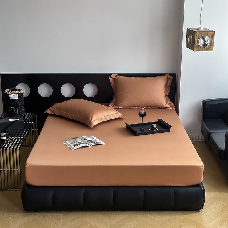 Luxuriöses Spannbettlaken-Set aus Satin-Mikrofaser