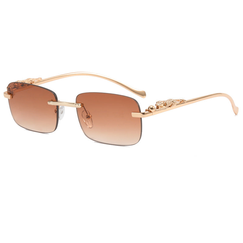 Damen Designer-Sonnenbrille mit feinem Metallrahmen und luxuriösen Details Brehn