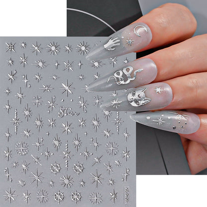 Nagelkunst Dekorative Folienaufkleber