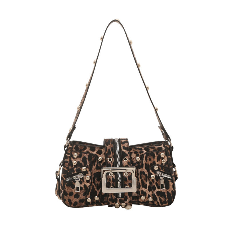 Trendige Tierdruck Schultertasche Brehn