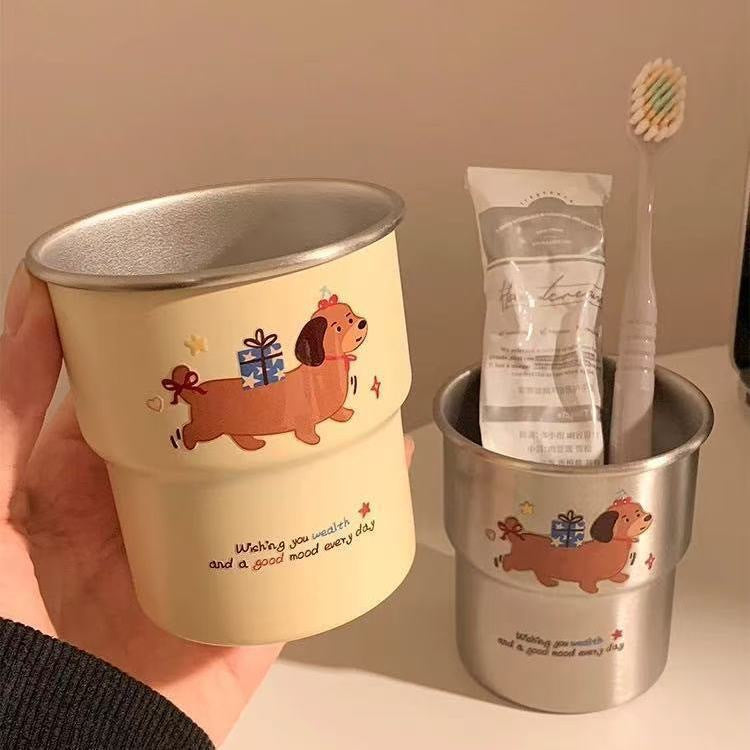Zahnbürstenhalter mit Fröhlichem Hundemotiv Brehn