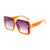 Damen oversized modische Sonnenbrille mit luxuriösem Rahmen Brehn