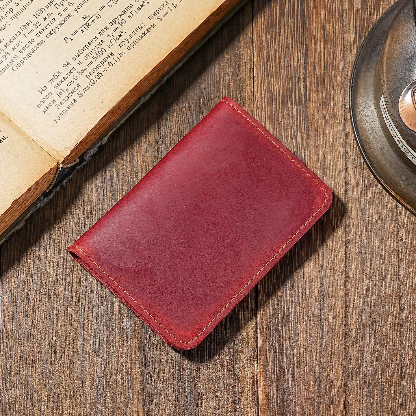 Premium Leder Bi-Fold Kartenbörse