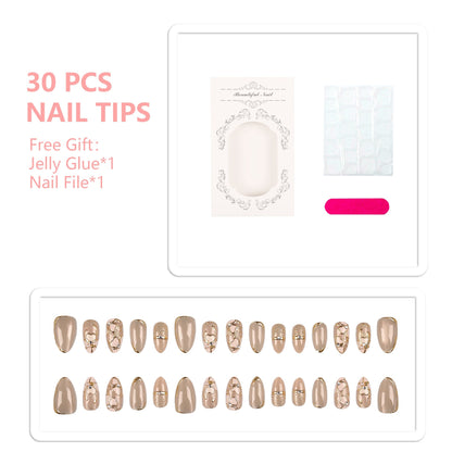 Elegantes Press-On Nageldesign-Set