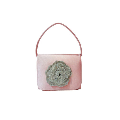 Elegante Satinkleid Abendtasche