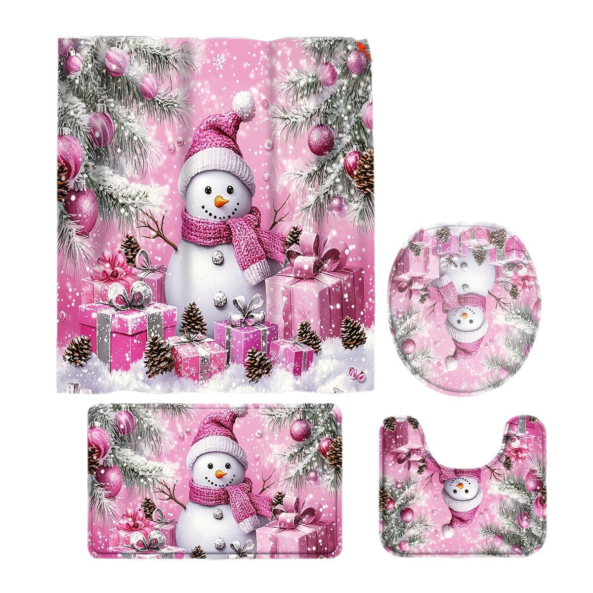 Winter-Themen Badezimmer Set Brehn
