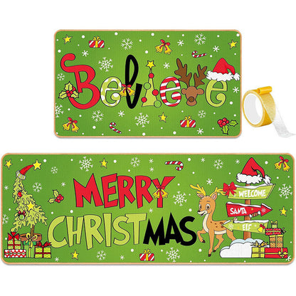 Festliche Weihnachtsküchenmatten-Set Brehn