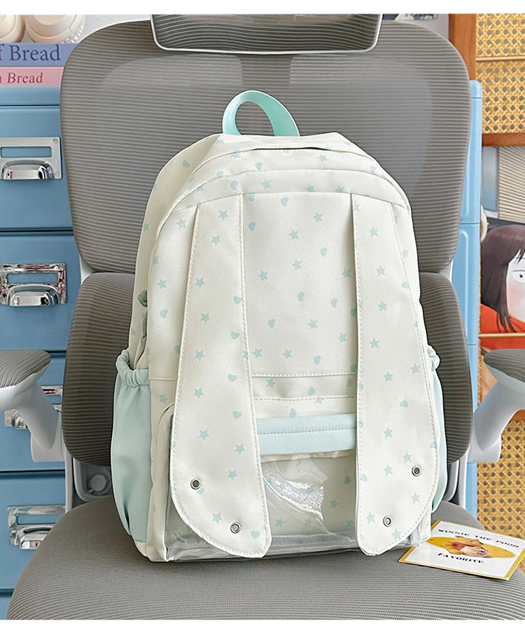 Bequemer schulrucksack mit sternenmotiven Brehn